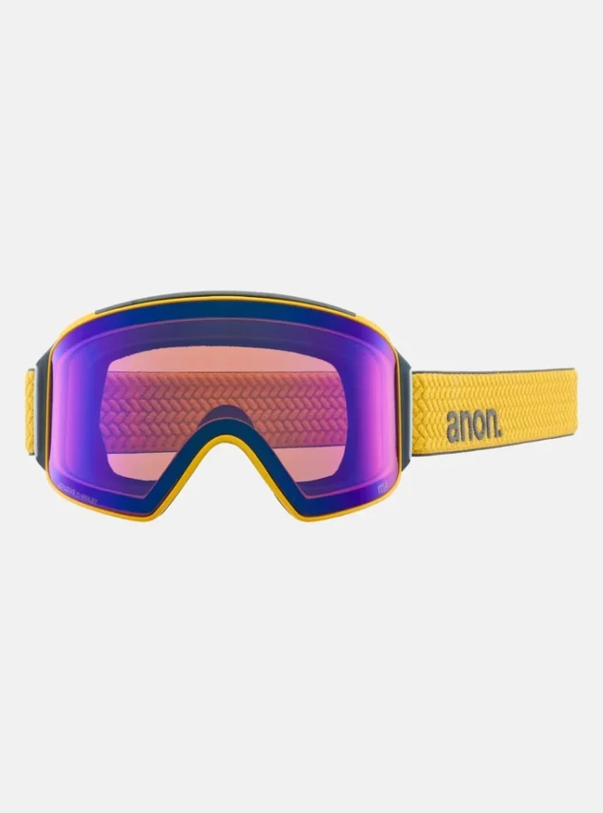 Anon M4 Low Bridge Fit Goggles (Cylindrical) + Bonus Lens + MFI® Face Mask