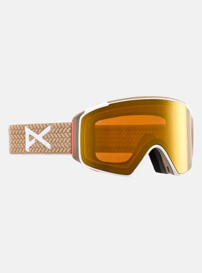 Anon M4S Low Bridge Fit Goggles (Cylindrical) + Bonus Lens