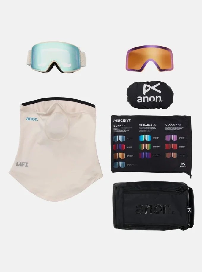 Anon M6 Goggles + Bonus Lens + MFI® Face Mask