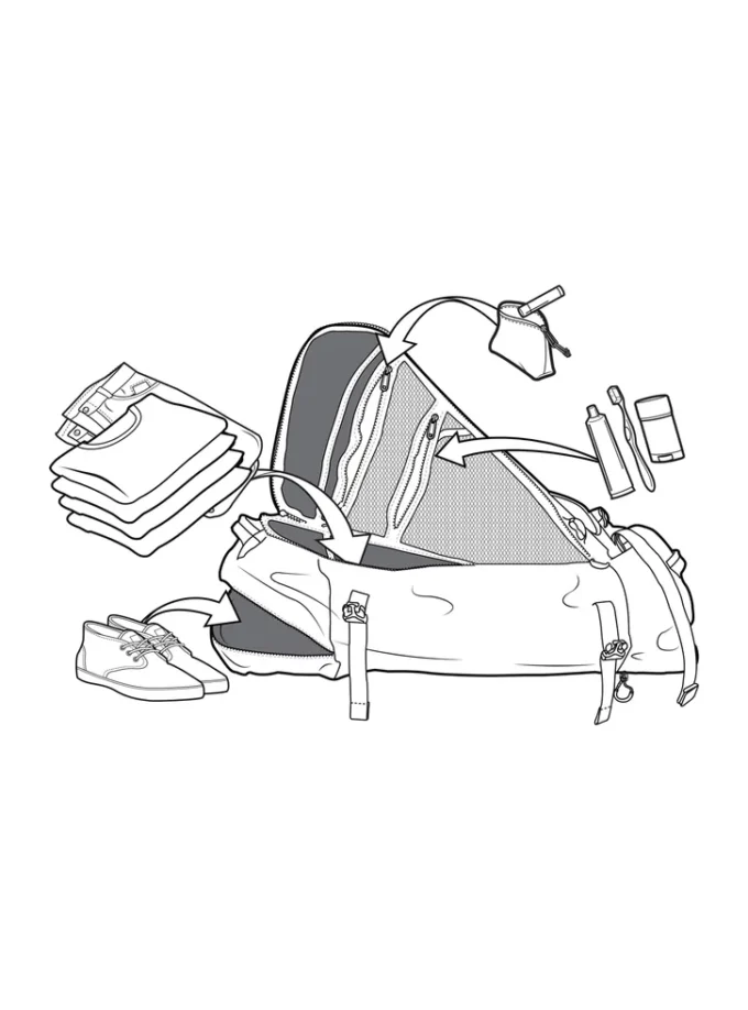 Burton Multipath 90L Checked Travel Bag