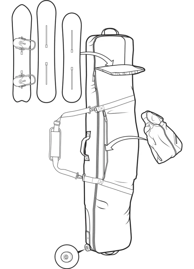 Burton Wheelie Gig Bag Board Bag