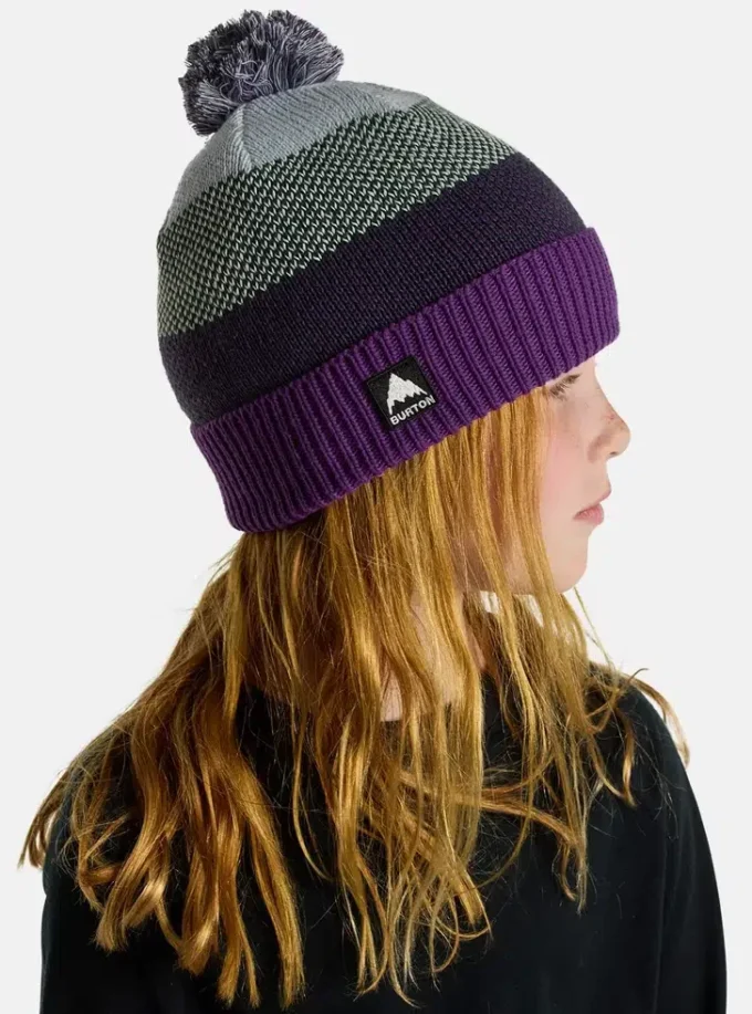 Kids’ Burton Fleece-Lined Pom Beanie
