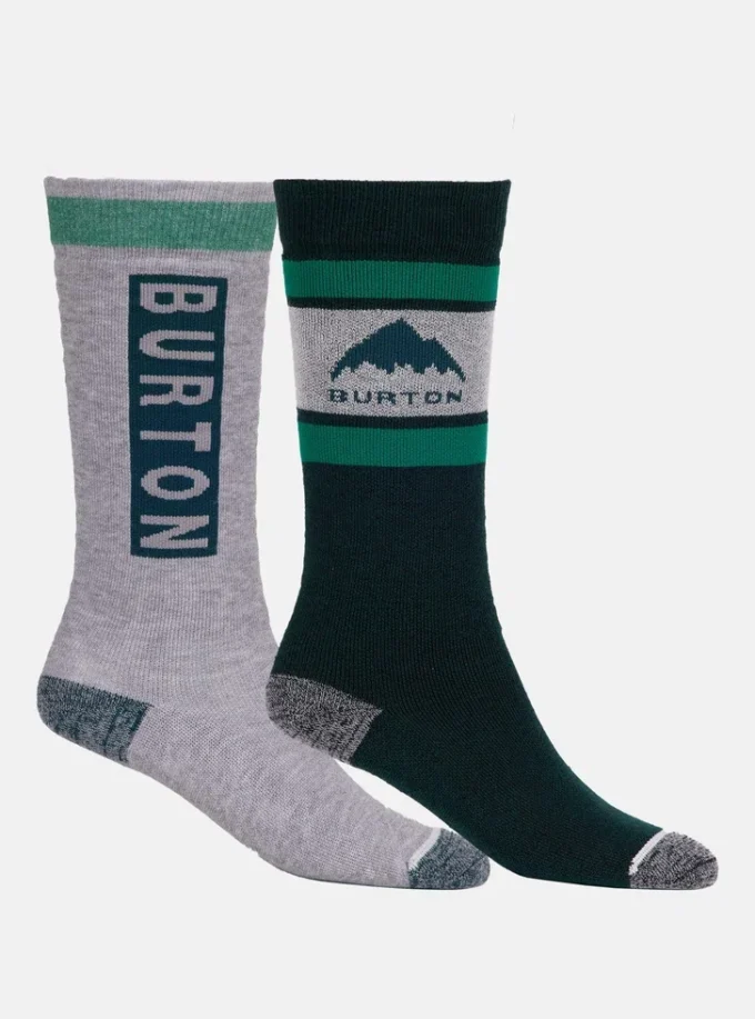 Kids’ Burton Weekend Midweight Socks (2 Pack)