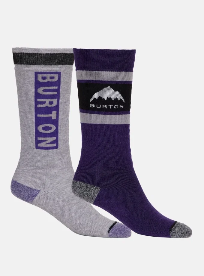 Kids’ Burton Weekend Midweight Socks (2 Pack)