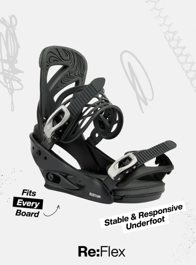 Men’s Burton Genesis Re:Flex Snowboard Bindings