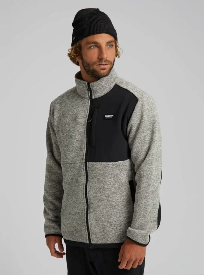 Men’s Burton Hayrider Sweater Full-Zip Fleece