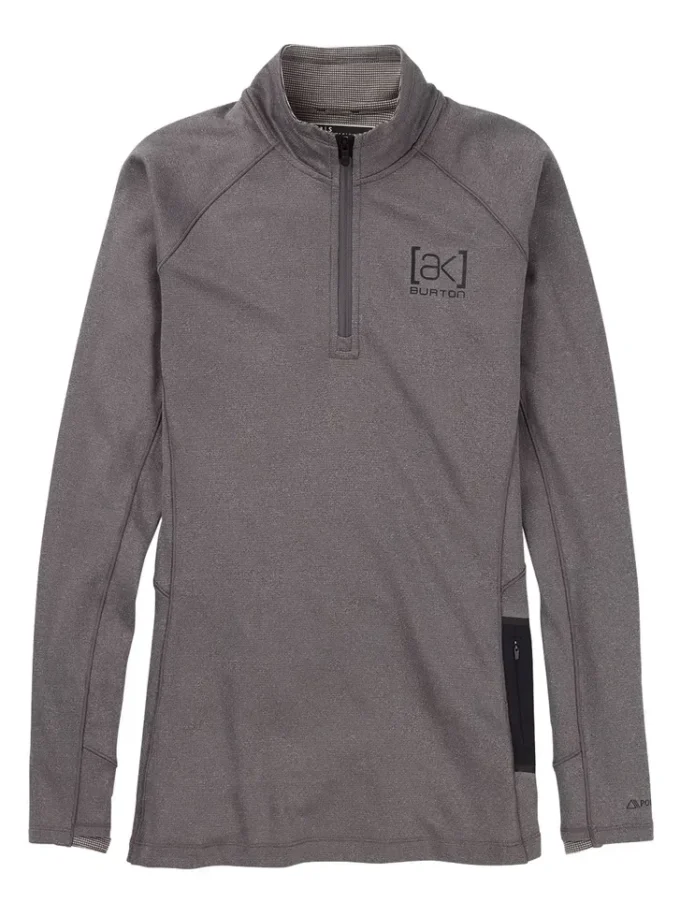 Women’s Burton [ak]® Baker Power Wool™ Base Layer Quarter-Zip