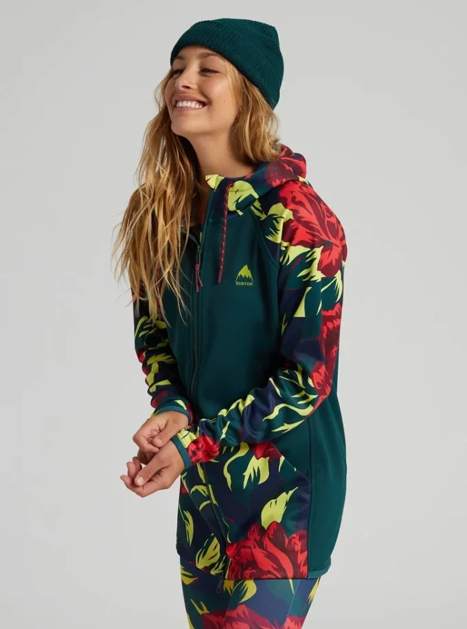 Women’s Burton Crown Weatherproof Long Full-Zip Fleece